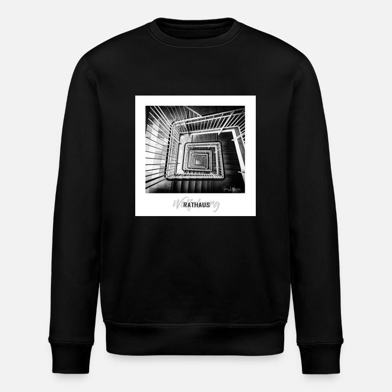 Wolfsburg Rathaustreppe - Stanley/Stella Unisex Bio-Sweatshirt ROLLER - Schwarz