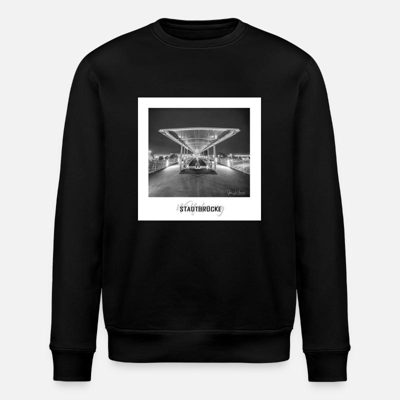 Stadtbrücke Wolfsburg - Stanley/Stella Unisex Bio-Sweatshirt ROLLER - Schwarz