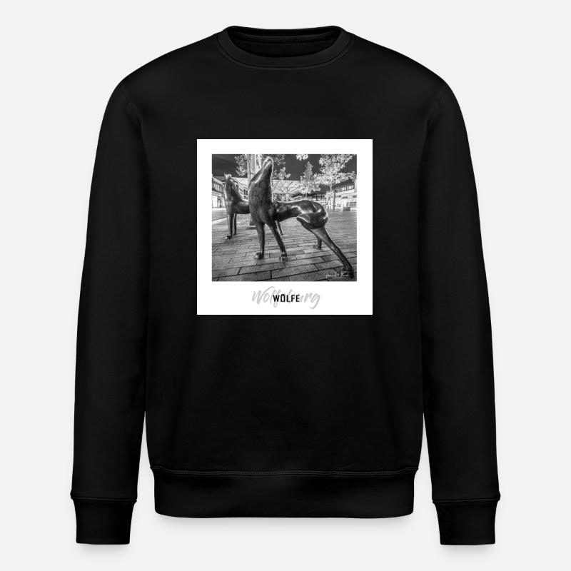 Wölfe Wolfsburg - Stanley/Stella Unisex Bio-Sweatshirt ROLLER - Schwarz