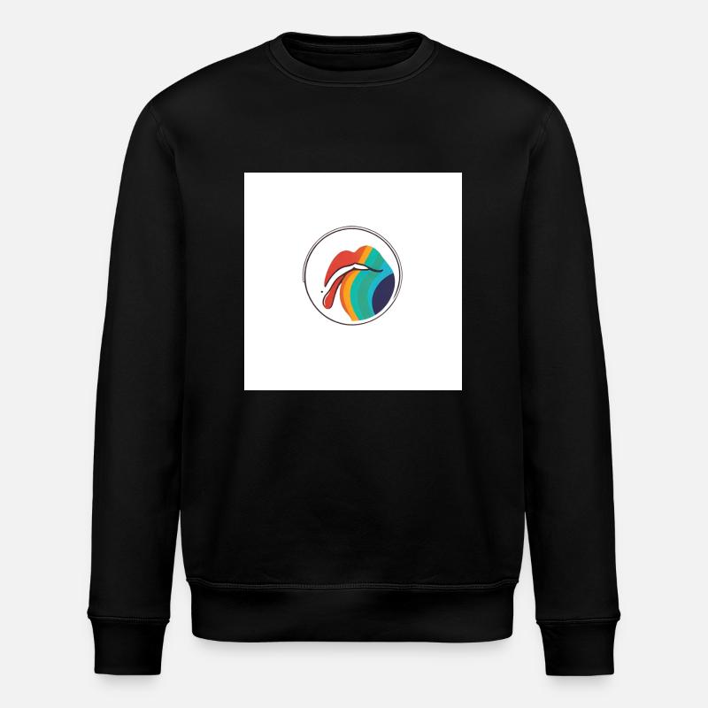 Lippen - Stanley/Stella Unisex Bio-Sweatshirt ROLLER - Schwarz