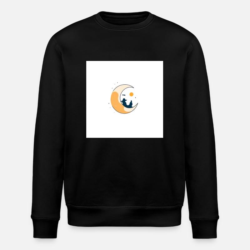 Mond - Stanley/Stella Unisex Bio-Sweatshirt ROLLER - Schwarz