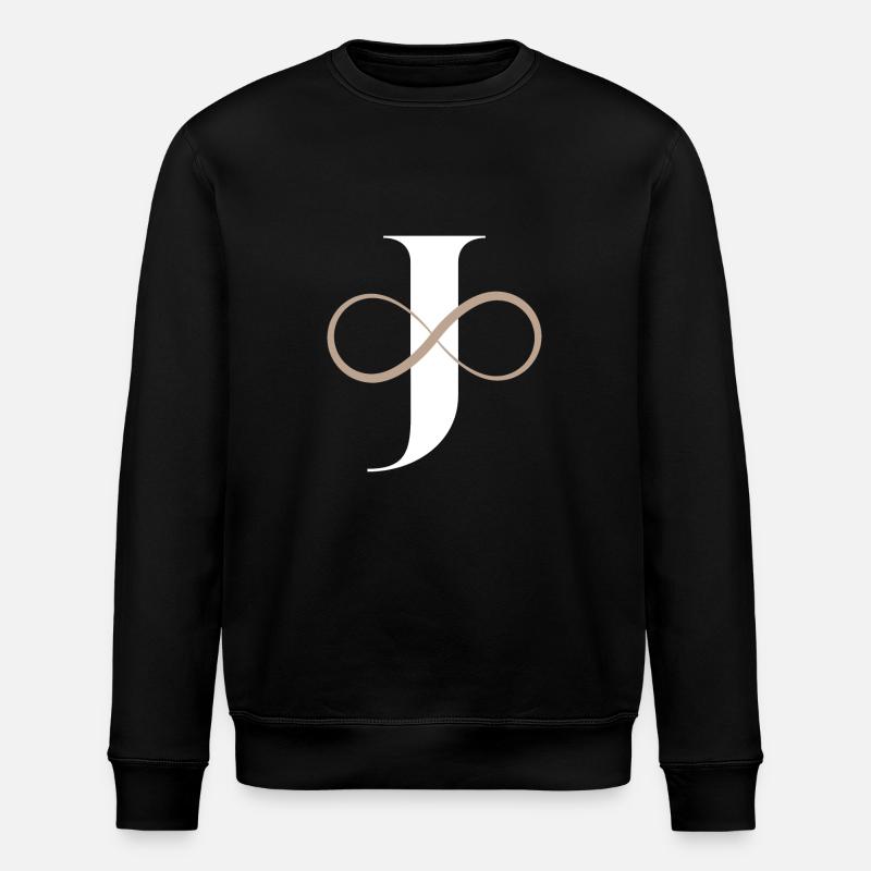 Unendlicher Buchstabe - Stanley/Stella Unisex Bio-Sweatshirt ROLLER - Schwarz