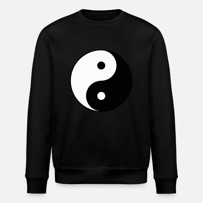 Yin Yang - Stanley/Stella Unisex Bio-Sweatshirt ROLLER - Schwarz