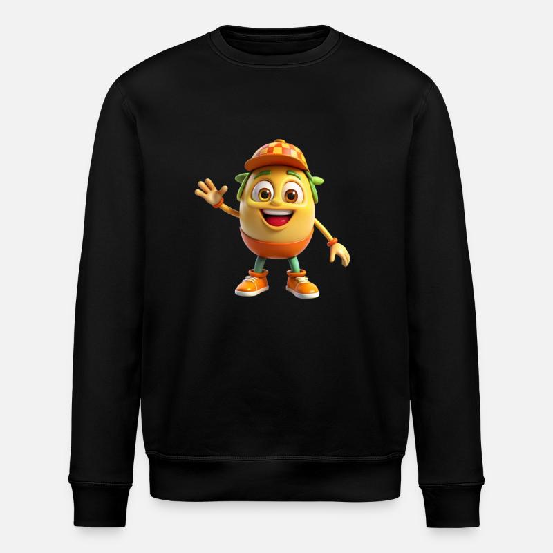 Pomme de terre - Sweat bio ROLLER Stanley/Stella Unisexe - noir