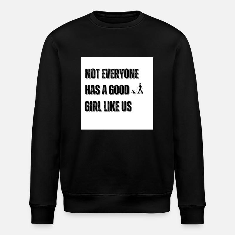 Gutes Mädchen - Stanley/Stella Unisex Bio-Sweatshirt ROLLER - Schwarz