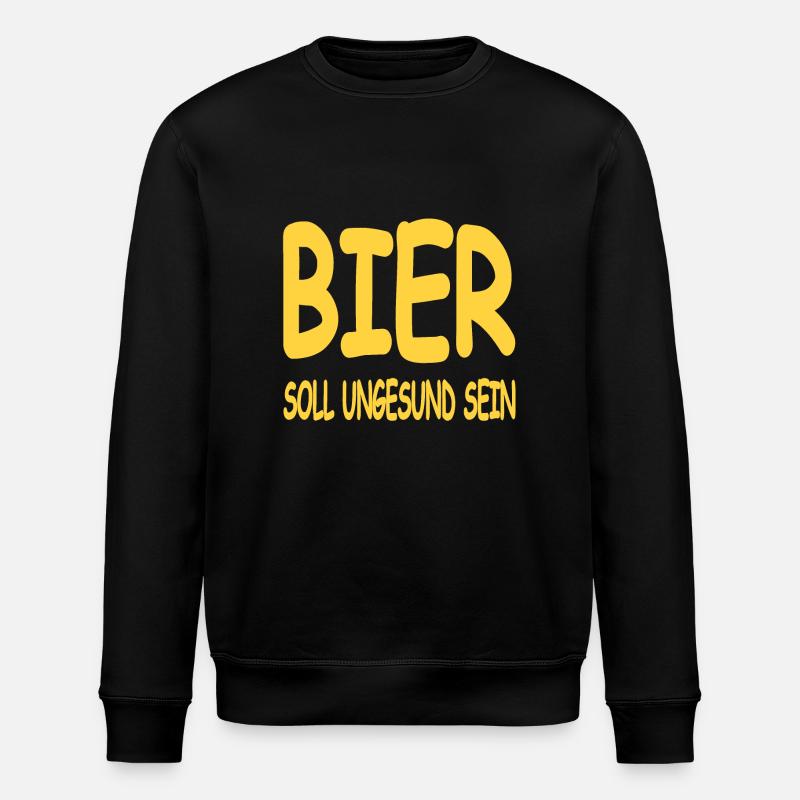 Bier - Stanley/Stella Unisex Bio-Sweatshirt ROLLER - Schwarz