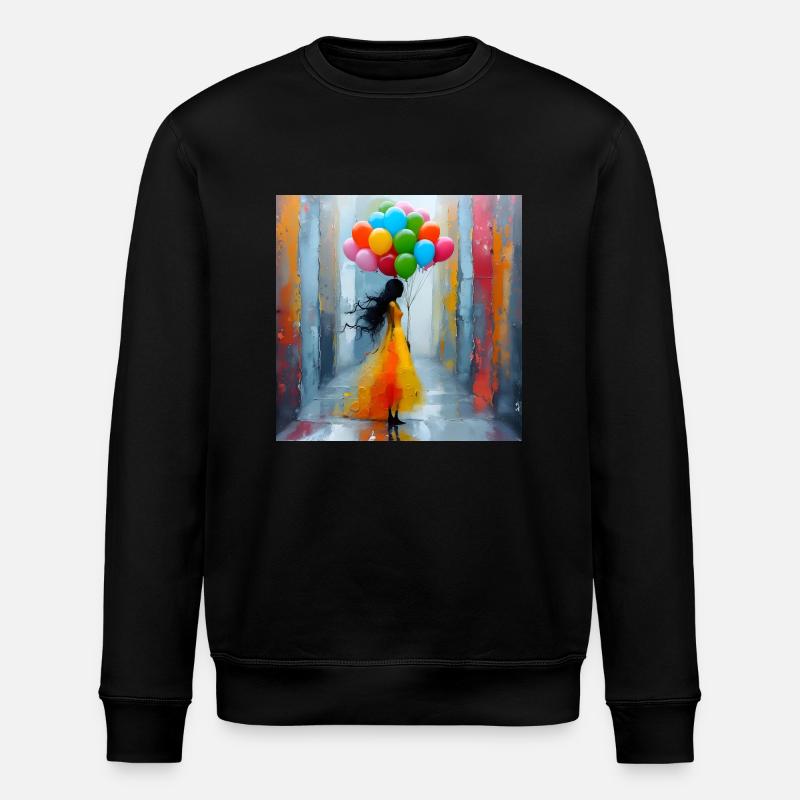 Ballone - Stanley/Stella Unisex Bio-Sweatshirt ROLLER - Schwarz