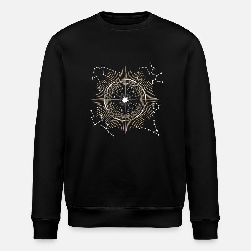 Roue du zodiaque - Sweat bio ROLLER Stanley/Stella Unisexe - noir