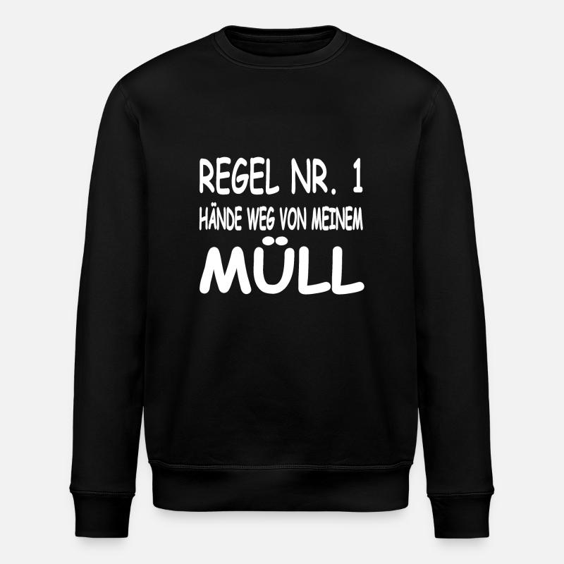 Müll - Stanley/Stella Unisex Bio-Sweatshirt ROLLER - Schwarz