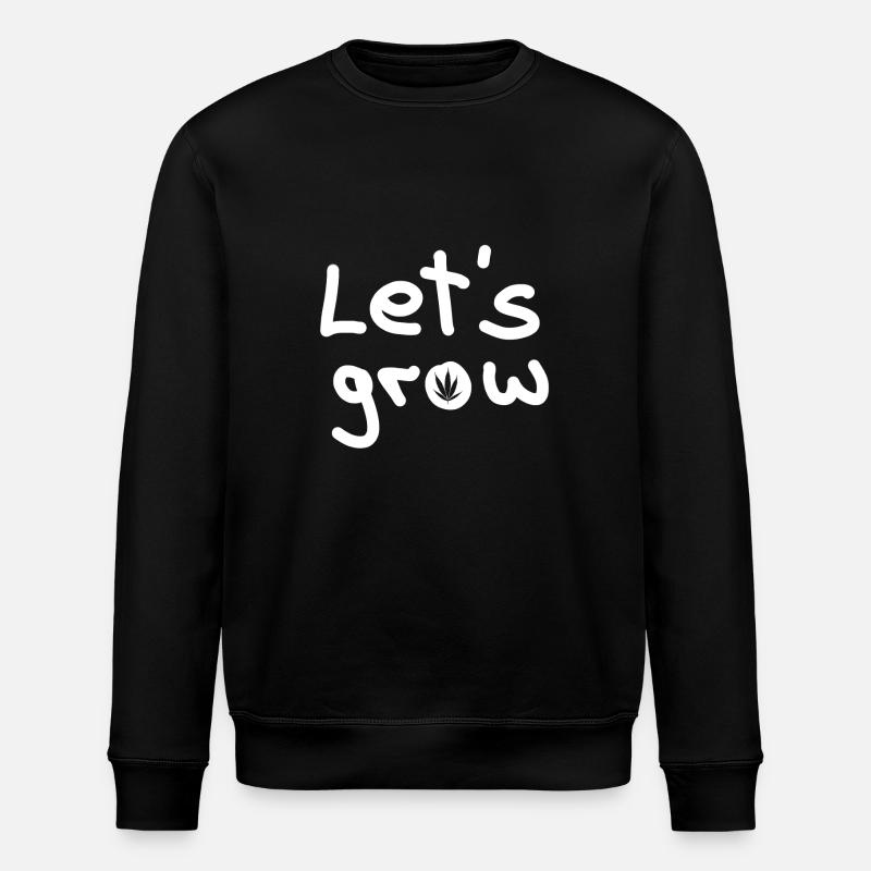 Let's grow - Stanley/Stella Unisex Bio-Sweatshirt ROLLER - Schwarz