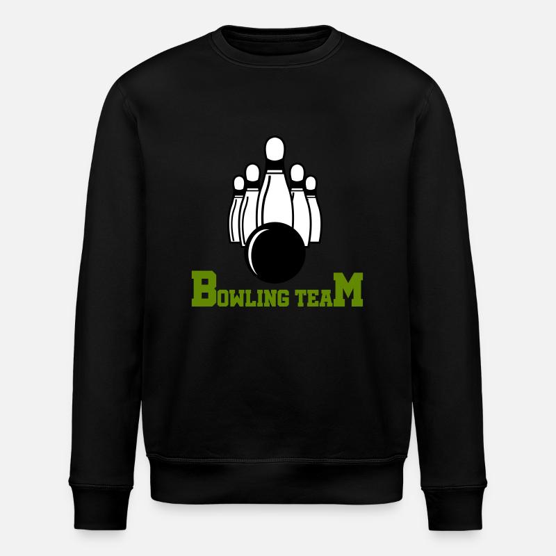 Bowling Team - Stanley/Stella ROLLER Unisex Organic Sweatshirt - black