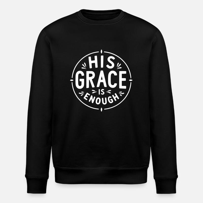 Sa Grâce suffit - Sweat bio ROLLER Stanley/Stella Unisexe - noir