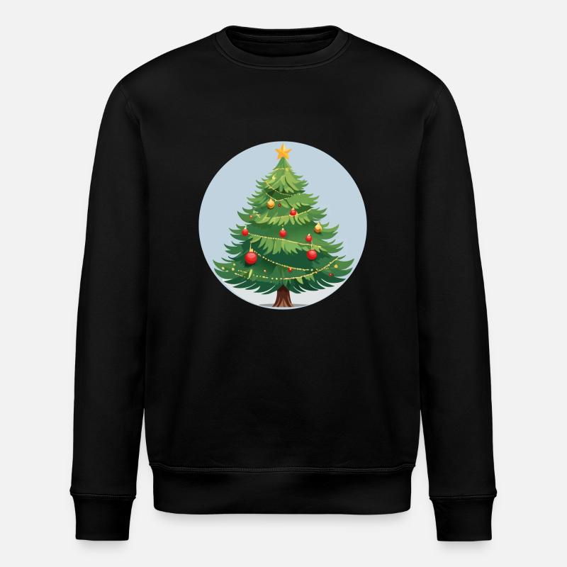 Arbre de Noël - Sweat bio ROLLER Stanley/Stella Unisexe - noir
