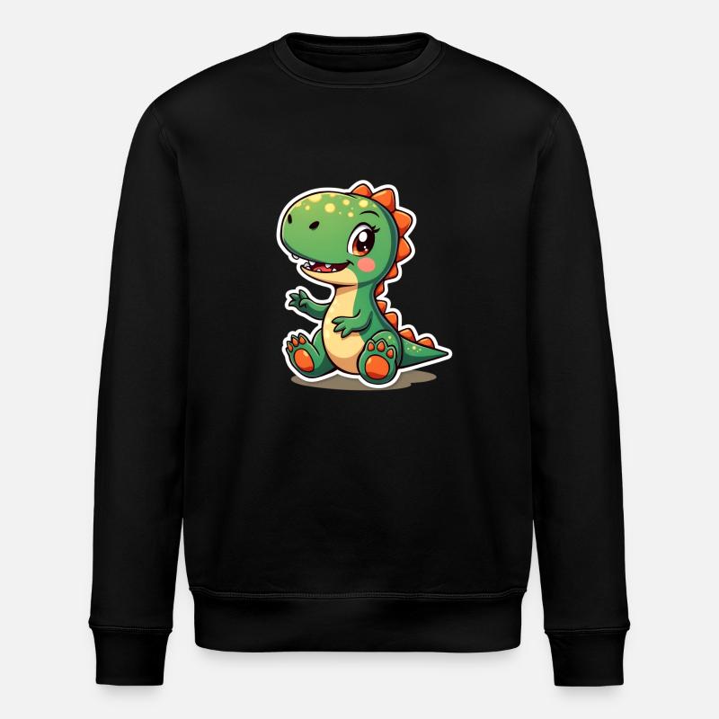 DINOSAURE - Sweat bio ROLLER Stanley/Stella Unisexe - noir