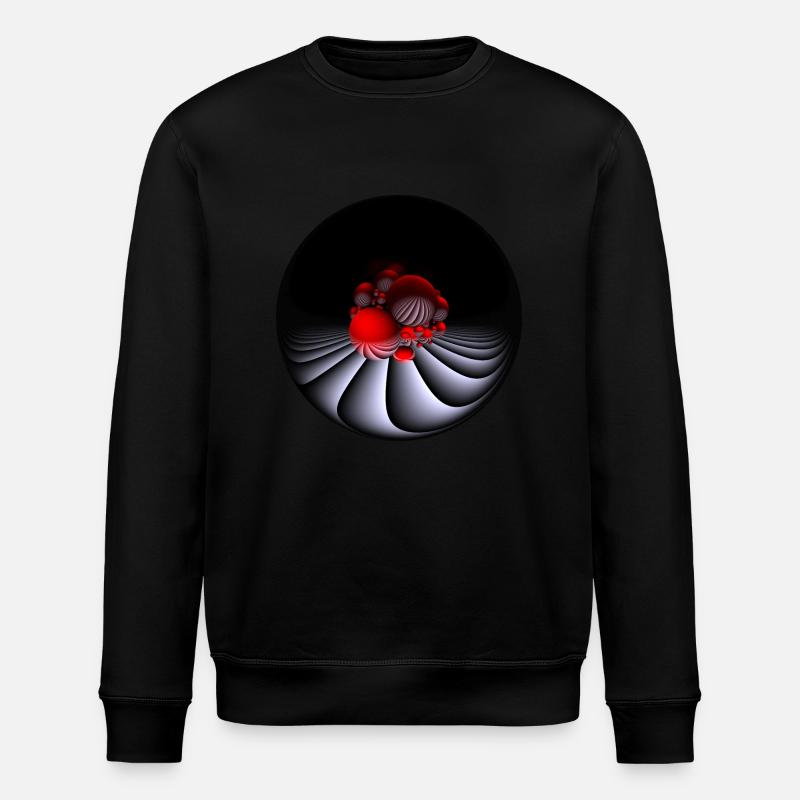 Design mit Fisheye-Kamera - Stanley/Stella Unisex Bio-Sweatshirt ROLLER - Schwarz