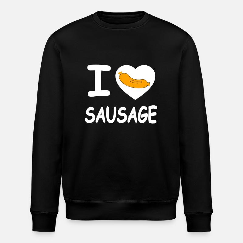 Bratwurst - Stanley/Stella ROLLER Unisex Organic Sweatshirt - black