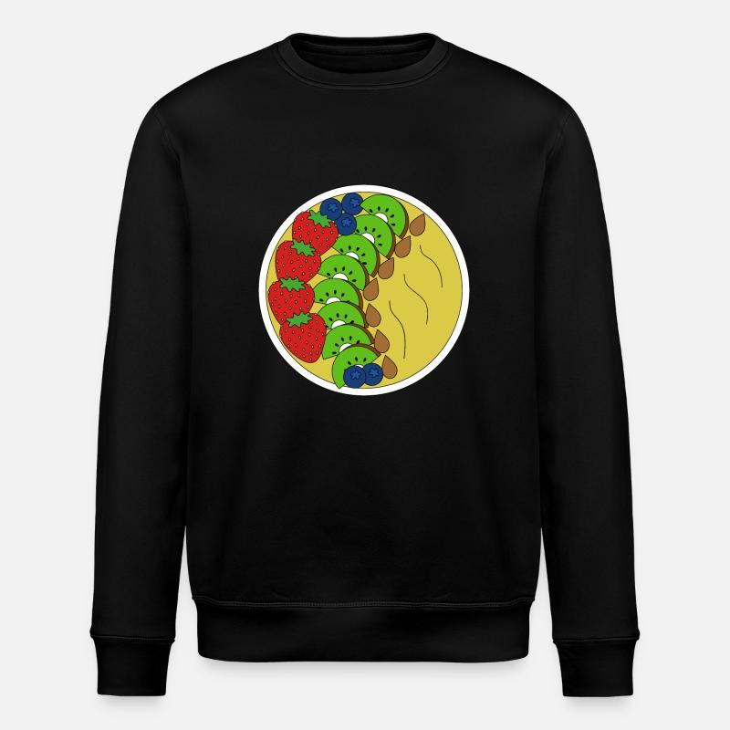 Smoothie Bowl - Stanley/Stella Unisex Bio-Sweatshirt ROLLER - Schwarz