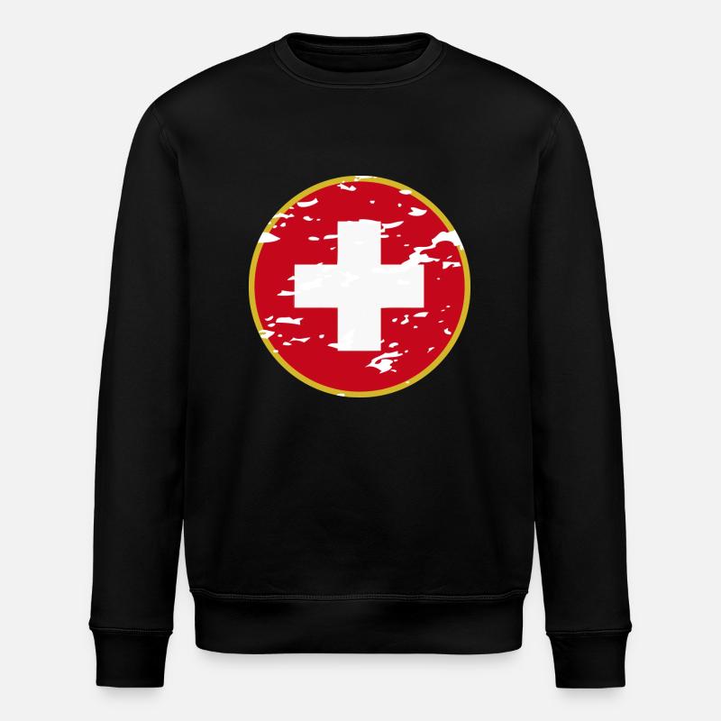 Style suisse : mode suisse - Sweat bio ROLLER Stanley/Stella Unisexe - noir