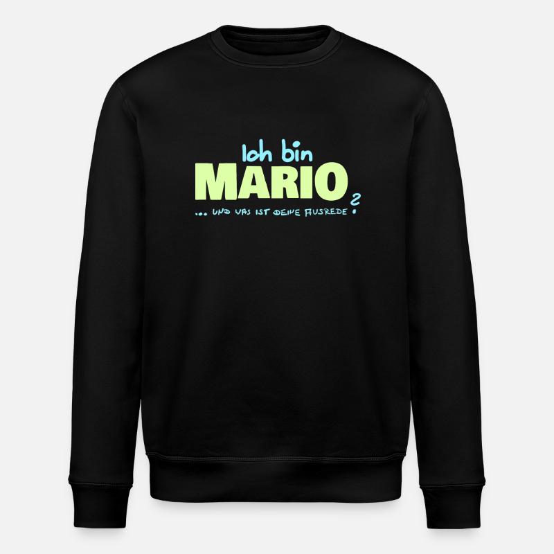 Cadeau pour Mario - Sweat bio ROLLER Stanley/Stella Unisexe - noir