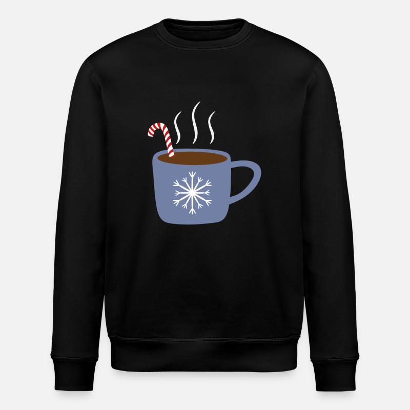 Heiße Schokolade - Stanley/Stella Unisex Bio-Sweatshirt ROLLER - Schwarz