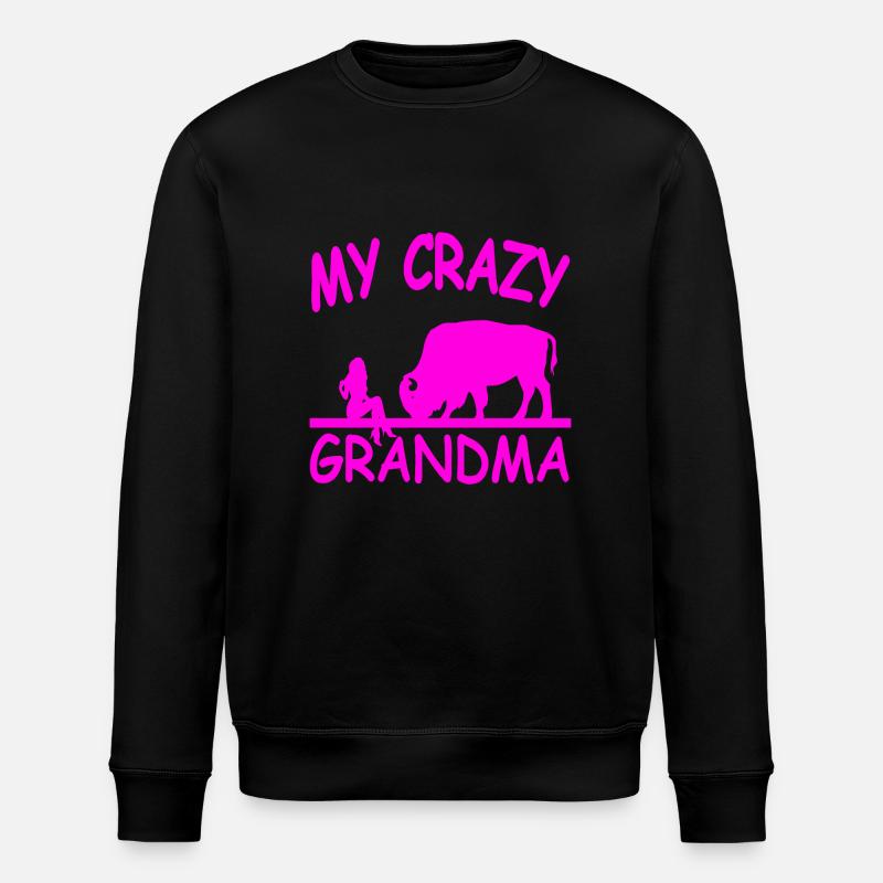 Oma - Stanley/Stella Unisex Bio-Sweatshirt ROLLER - Schwarz