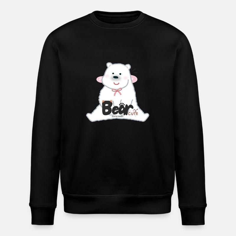 Ours - Sweat bio ROLLER Stanley/Stella Unisexe - noir