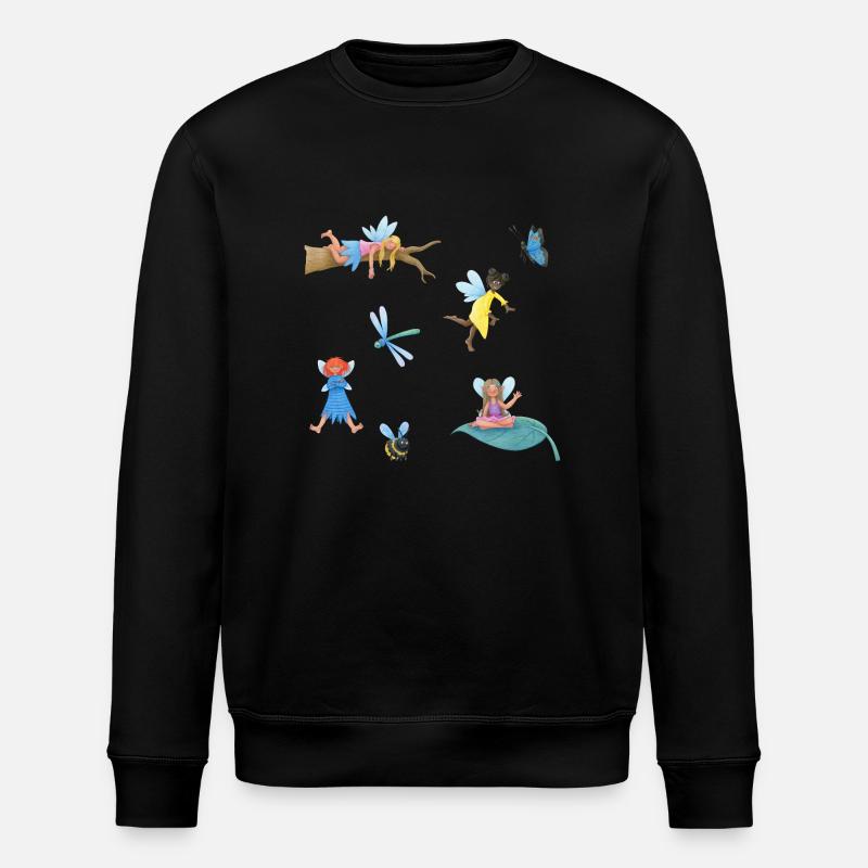 Elfenzauber - Stanley/Stella Unisex Bio-Sweatshirt ROLLER - Schwarz