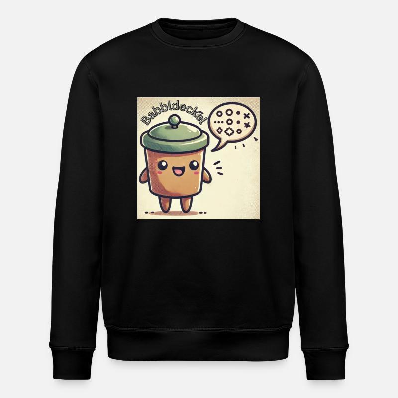 Babbledeckel - Stanley/Stella Unisex Bio-Sweatshirt ROLLER - Schwarz