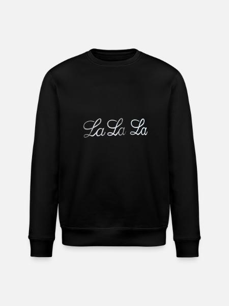 LA LA LA - Stanley/Stella ROLLER Unisex Organic Sweatshirt - black
