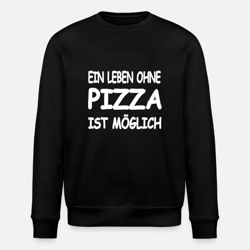 Pizza - Stanley/Stella Unisex Bio-Sweatshirt ROLLER - Schwarz