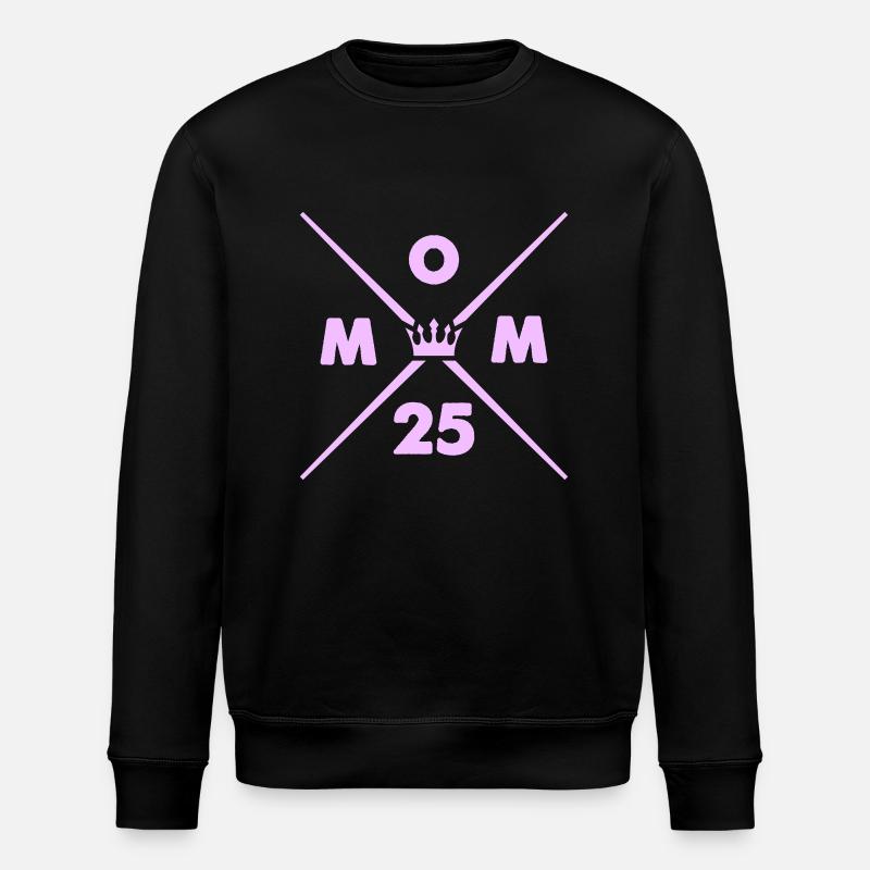 mom 25 - Stanley/Stella Unisex Bio-Sweatshirt ROLLER - Schwarz