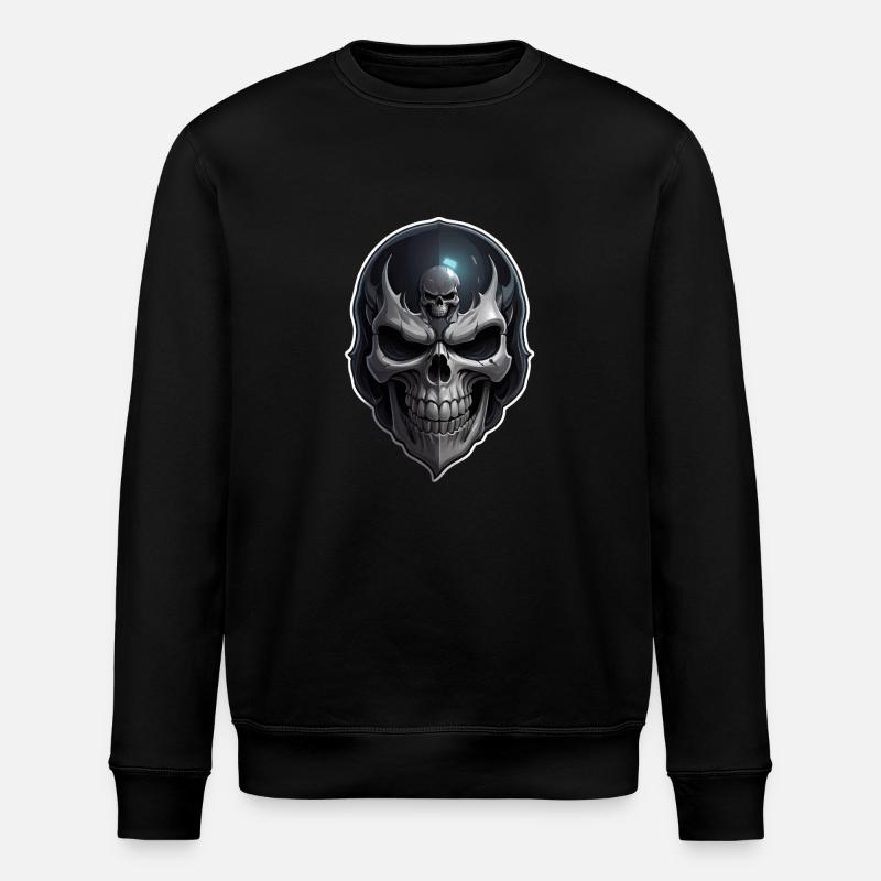 Crâne de Totenkopf - Sweat bio ROLLER Stanley/Stella Unisexe - noir