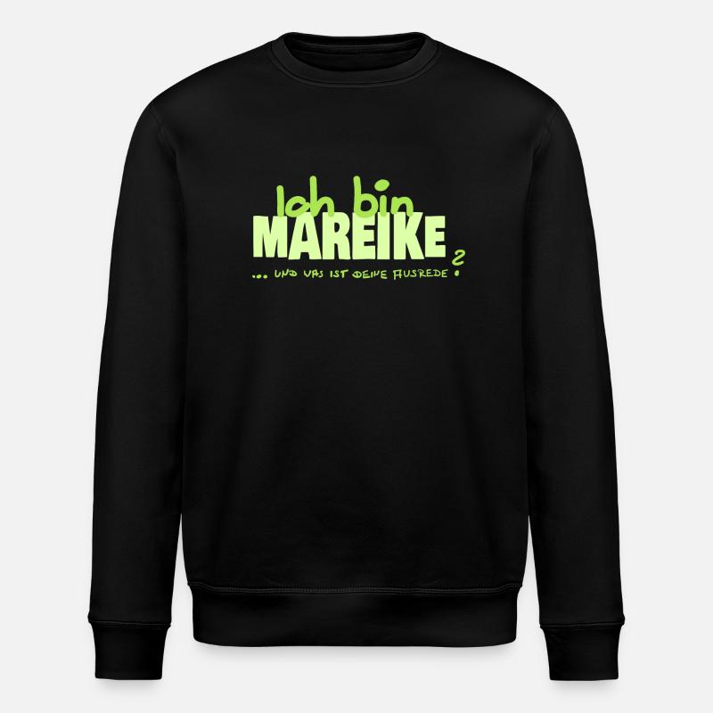 Geschenk für Mareike - Stanley/Stella Unisex Bio-Sweatshirt ROLLER - Schwarz