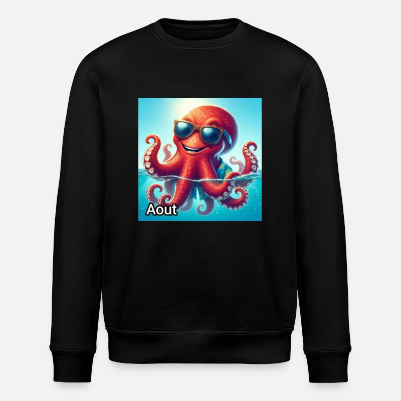 AOUT - Sweat bio ROLLER Stanley/Stella Unisexe - noir