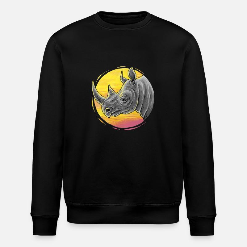 Rhino - Stanley/Stella Unisex Bio-Sweatshirt ROLLER - Schwarz