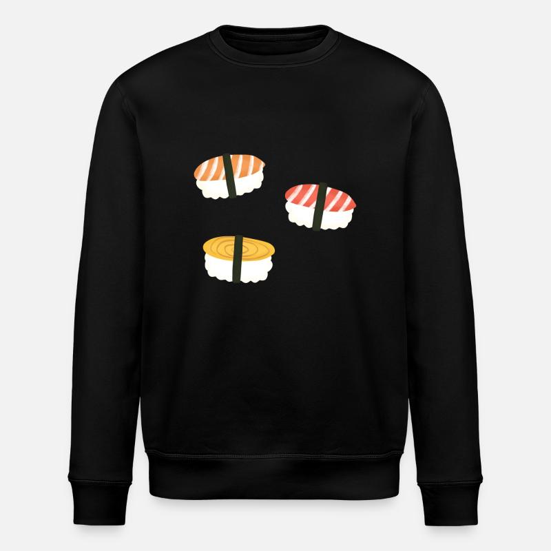 Sushi nigiri - Sweat bio ROLLER Stanley/Stella Unisexe - noir