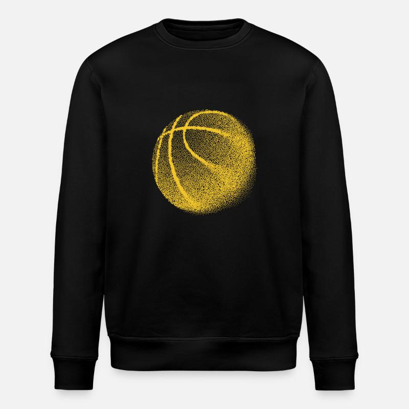 Basketball goldfarbig - Stanley/Stella Unisex Bio-Sweatshirt ROLLER - Schwarz