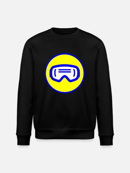 Ski Goggles Symbol Ski Goggles - Stanley/Stella ROLLER Unisex Organic Sweatshirt - black