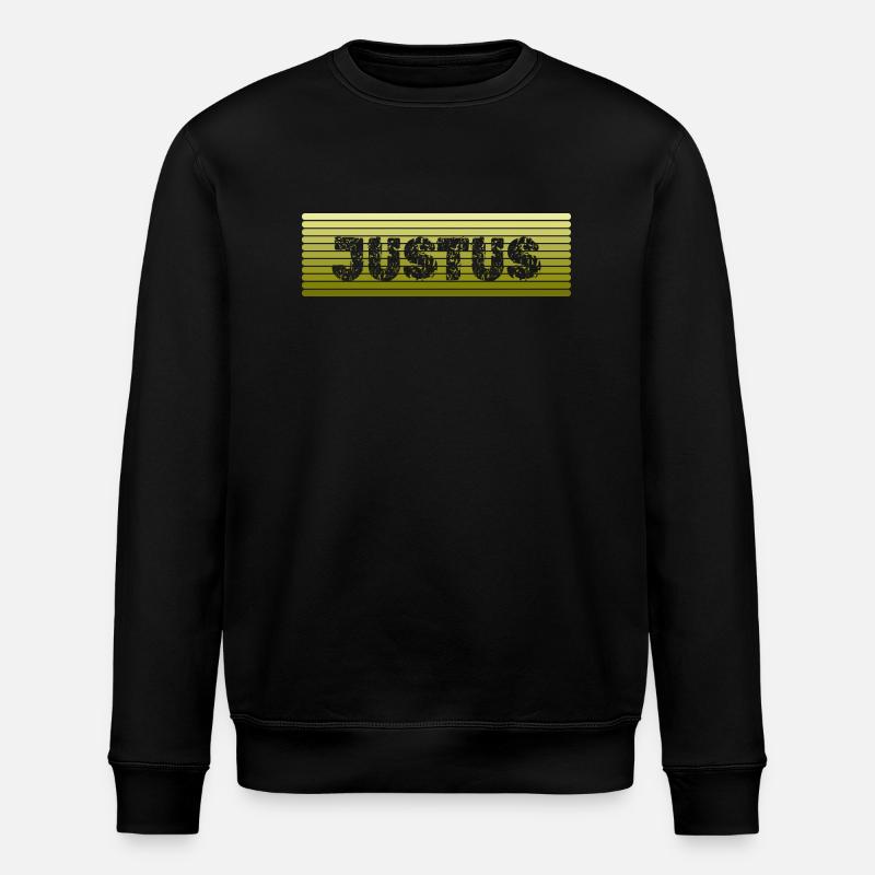 Justus als Justus - Stanley/Stella Unisex Bio-Sweatshirt ROLLER - Schwarz