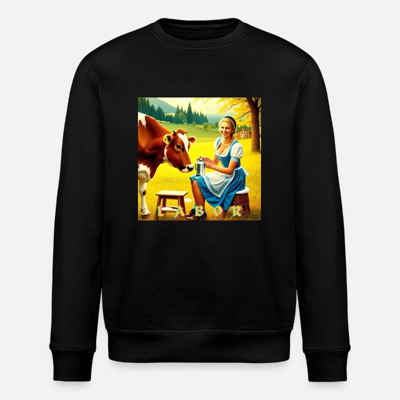LABOR BAVARIA - Sweat bio ROLLER Stanley/Stella Unisexe - noir