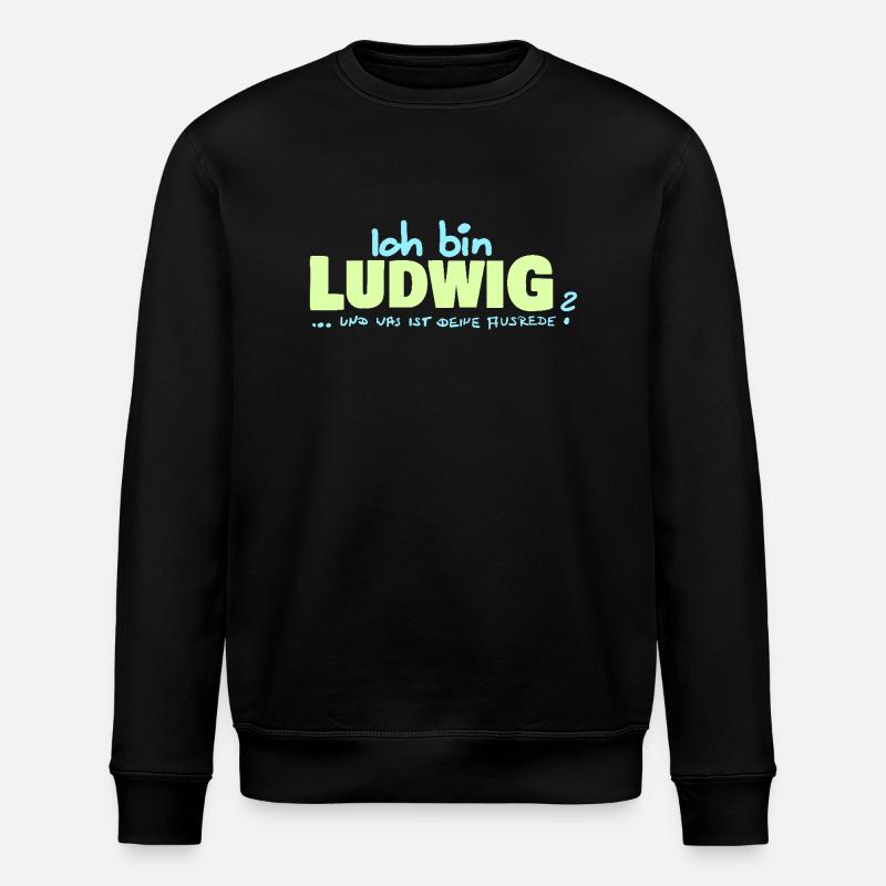 Ludwig - Stanley/Stella Unisex Bio-Sweatshirt ROLLER - Schwarz