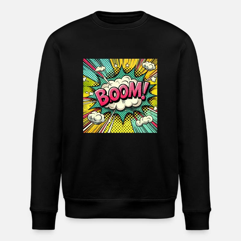 BOOM! - Explosion de bande dessinée - Sweat bio ROLLER Stanley/Stella Unisexe - noir