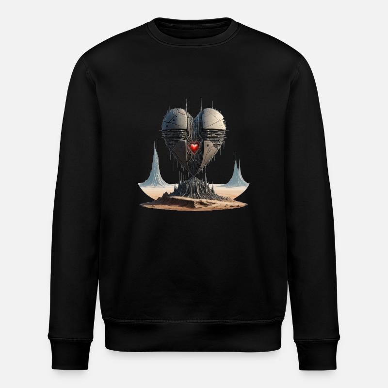 Stahlherz 634696 - Stanley/Stella Unisex Bio-Sweatshirt ROLLER - Schwarz