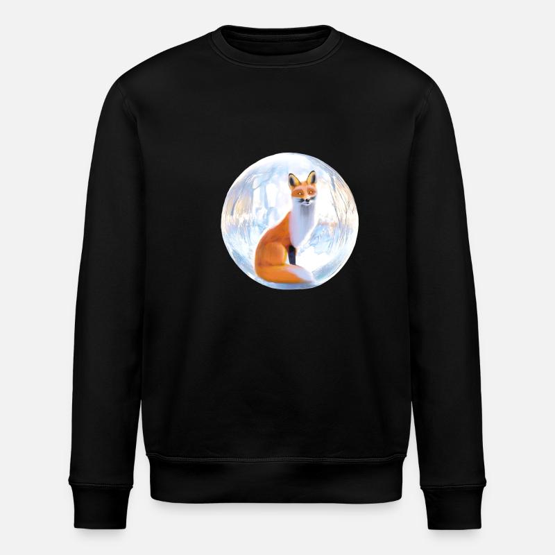 Winterfuchs. - Stanley/Stella Unisex Bio-Sweatshirt ROLLER - Schwarz