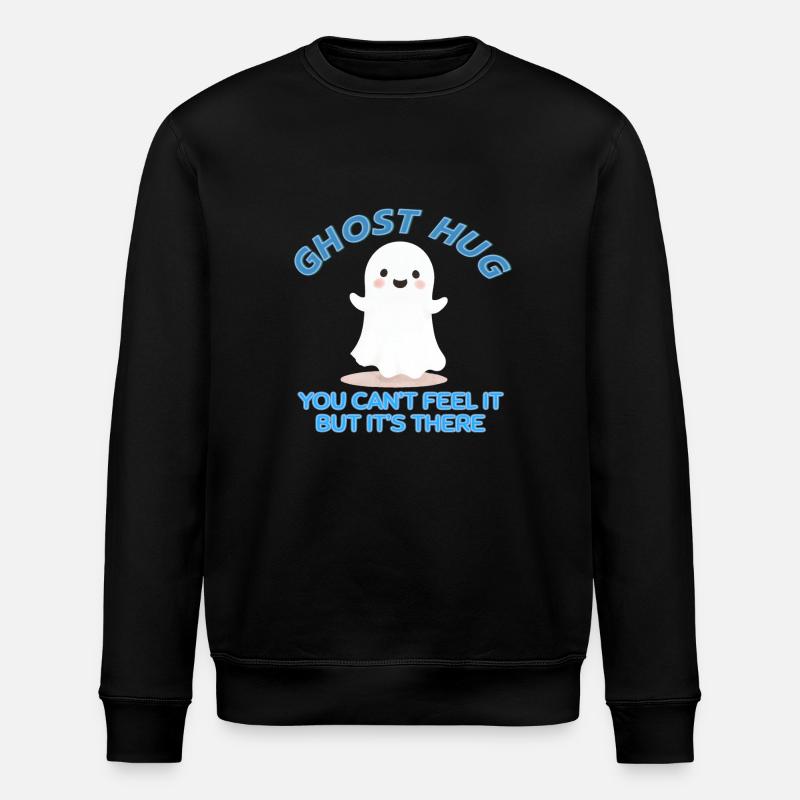 Ghost hugs - Stanley/Stella ROLLER Unisex Organic Sweatshirt - black