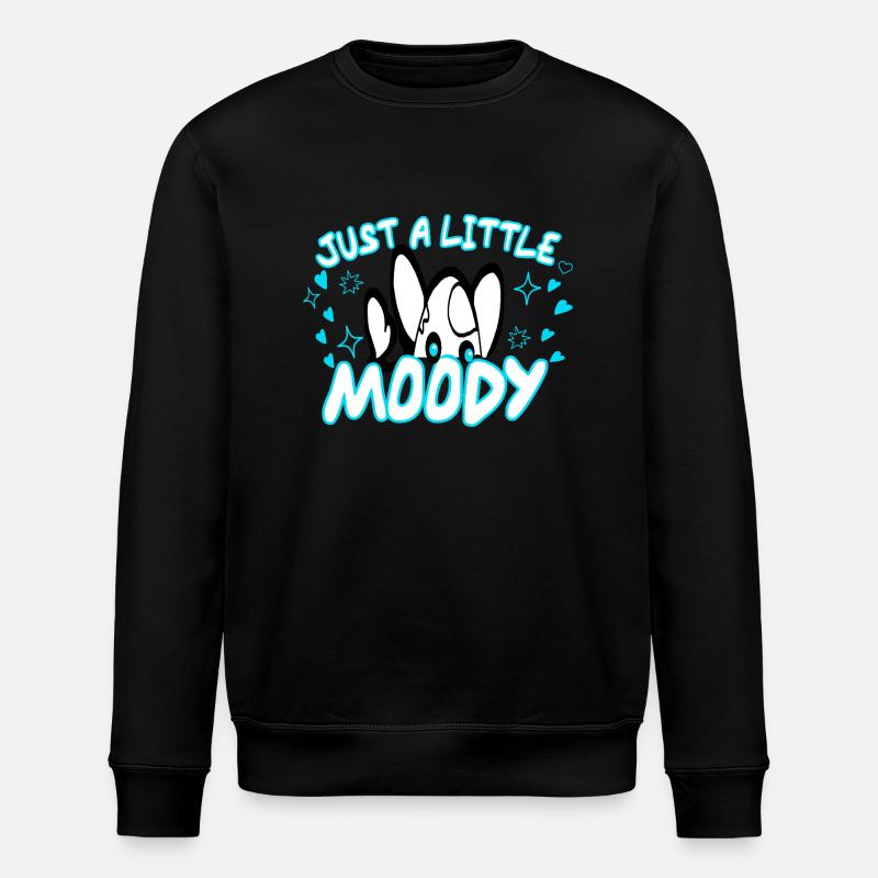 Ein bisschen launisch - Stanley/Stella Unisex Bio-Sweatshirt ROLLER - Schwarz