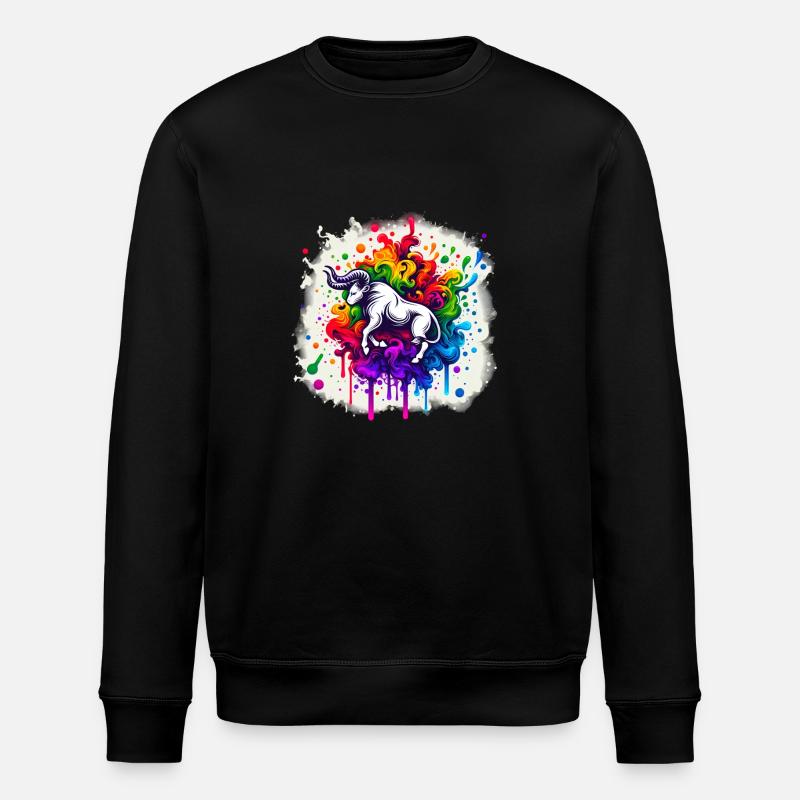 Zodiac: Stier - Stanley/Stella Unisex Bio-Sweatshirt ROLLER - Schwarz