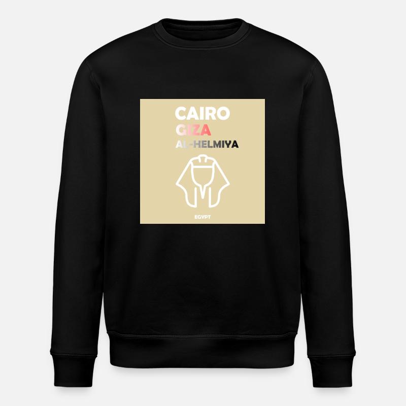 Cairo Egypt - Stanley/Stella ROLLER Unisex Organic Sweatshirt - black