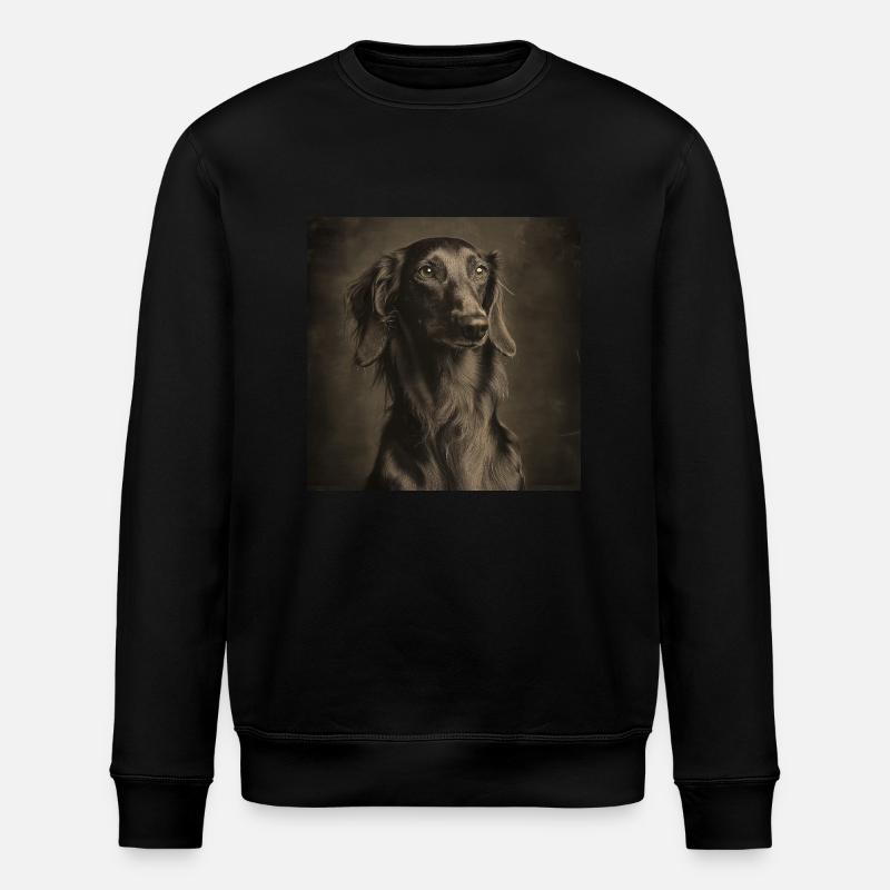 Black Animals - Dog - Stanley/Stella Unisex Bio-Sweatshirt ROLLER - Schwarz