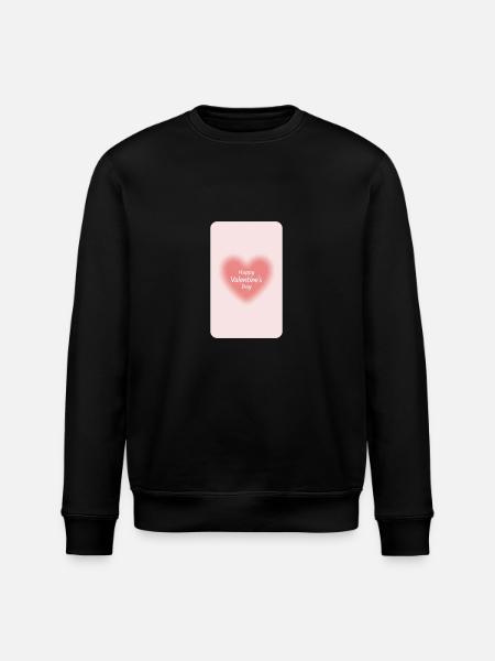 Happy Valentines Day - Stanley/Stella Unisex Bio-Sweatshirt ROLLER - Schwarz